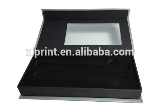 high quality fancy cardboard box packaging PVC window