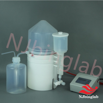 NJbinglab PFA acid purification system Takes up little space in the fume hood