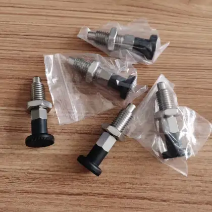 Stainless steel index plunger with hexagon GN-617.1-A/AK