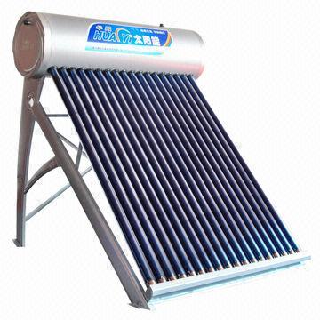 Non-pressurized/active vacuum tubes solar water heater, evacuated heating, easy to install