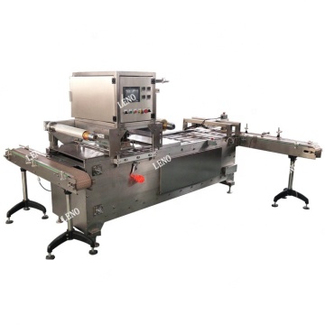 Automatic Aluminium Plastic Tray Filling Heat Sealing Packing Machine