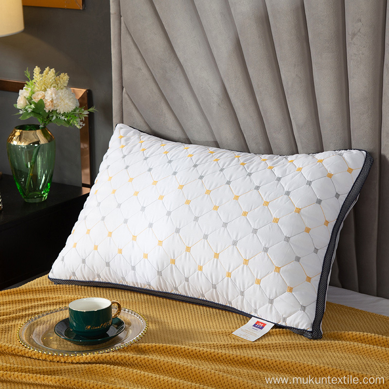 Custom Logo Polyester Fiber Plush Hotel/Home Bed Pillows
