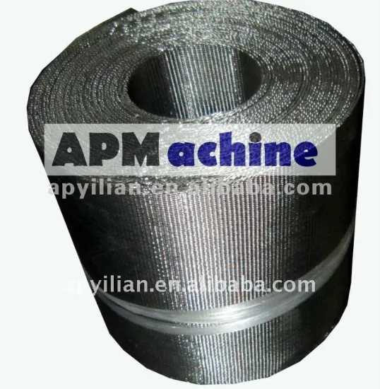 MT stainless steel Nickle152*24 reverse dutch wire mesh filter belt