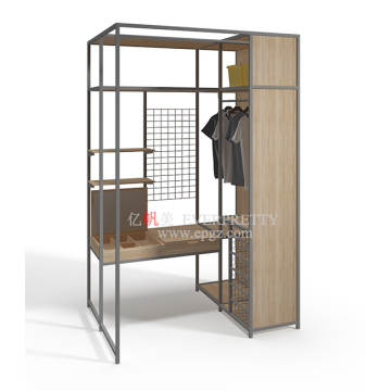 Cheap Hostel Furniture Metal Frame Wardrobe with Storage Box and Wire Basket
