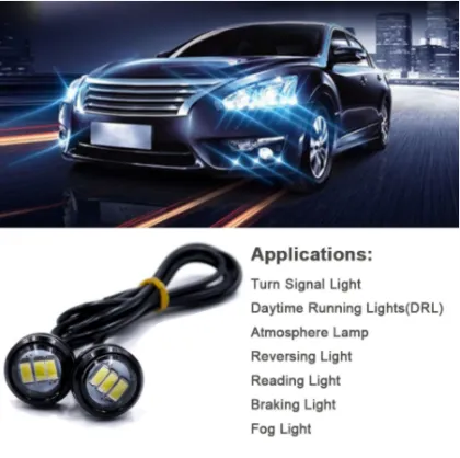 UNJOYLIOD 5630 3SMD Car Auto LED Eagle Eye Lights