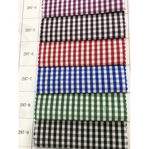 T/C Plaine Plaid and Stripe Fabric
