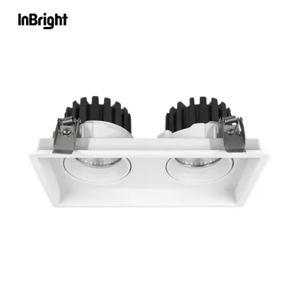 Adjustable LED Recessed Downlight - Spotlights 10W 15W 25W Double Head