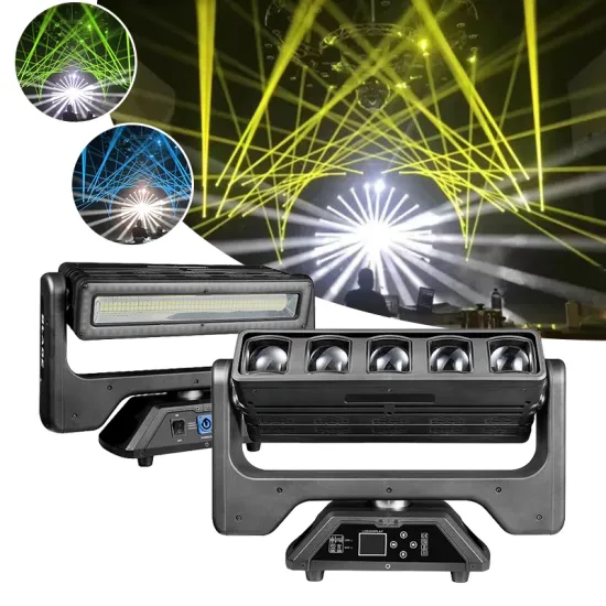 DTLT Stage Light: Dual-Sided Moving Head Beam & Strobe with Unlimited Rotation