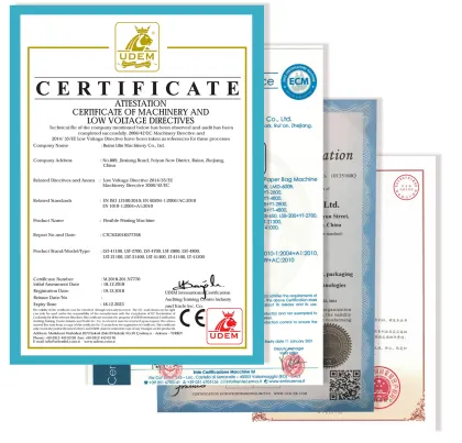 LILIN V-Bottom Paper Bag Machine: Handle Making and Paper Bag Machinery