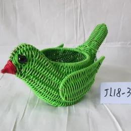 Plastic Rope Bird Shape Flower Pot
