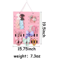 Organizador de pared portátil para juguetes y aretes para bebés