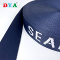 Fashion personalized brand logo jacquard polyester webbing