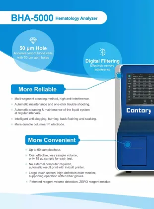 Analytical Instruments 5 Part Hematology Analyzer