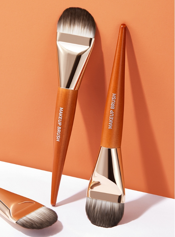 Super Thin Tongue Flat Foundation Brush