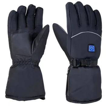 Unisex Touch Screen Heated Motorcycle Fishing Ski Gloves with Rechargeable Battery and Outdoor Sports Warmth