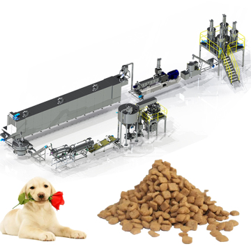 Puffed Puppy Pet Dog Food Processing Plant Machinery