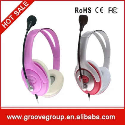 Computer Use and Wired,wired Communication colorful Computer headphones