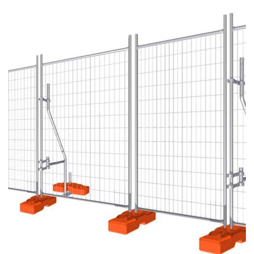 Stainless Steel Tube Traffic Barrier Temporary Fence