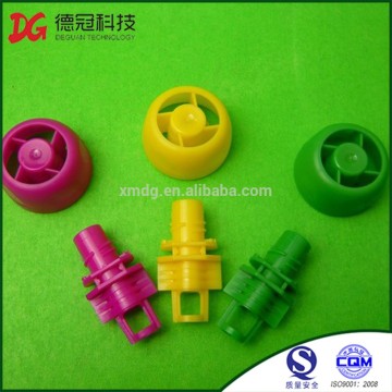 plastic spout top cap with flip top cap for pouch