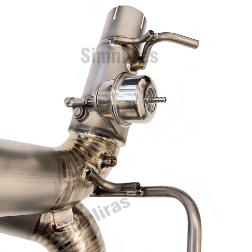 Titanium wydechowa rura wydechowa Ferrari F8 Tribuuto 20-22 Titanium X-Pipe Układ wydechowy z zaworami