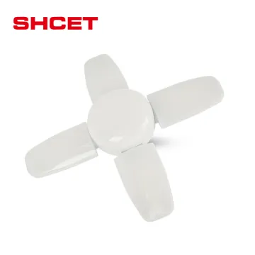 220V E27 Foldable 360° Adjustable LED Fan Bulb