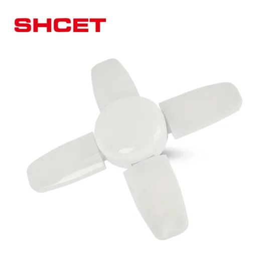 220V E27 Foldable 360° Adjustable LED Fan Bulb