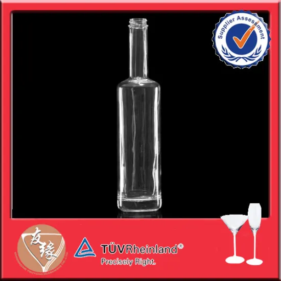 Empty sample size 750ml glass bottles with screw cap