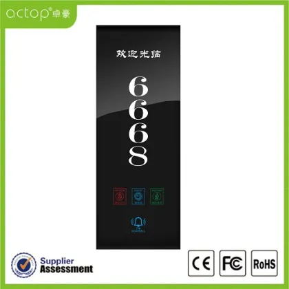 Smart Hotel Electrical Number displaly Doorplate