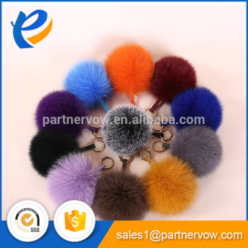 fox real fur ball for snow boots