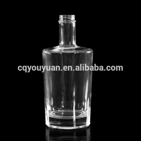 Super Flint Glass 700ML Glass Bottles for Liquor Round Gin Bottles