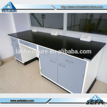 HOT SALE New Design Laboratory work table floor mounted island or wall bench
