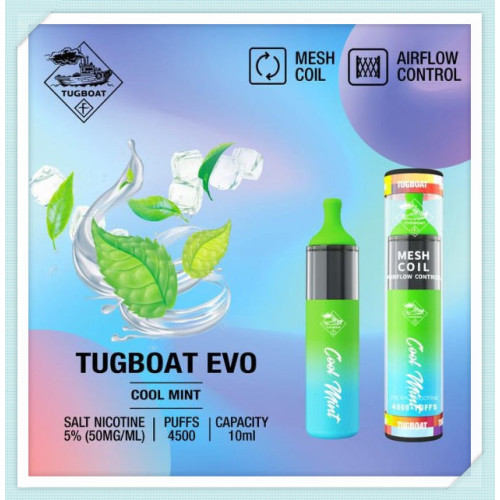 Kit desechable Tugboat Evo 4500 Puffs