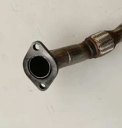 Motorcycle Exhaust Pipe with Honeycomb Ceramic Catalytic Converter - Auto Spare Parts