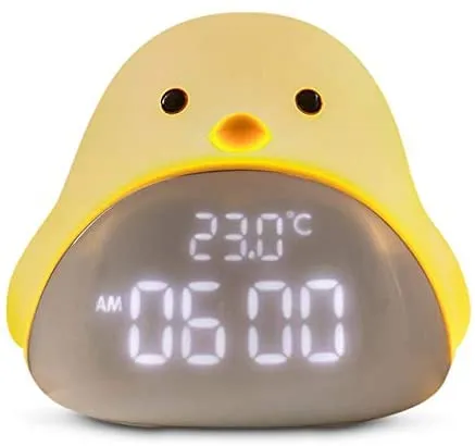 Cute Duck Custom Logo LED Night Lamp: Rechargeable Smart Desk Lamp for Kids and Baby Rooms