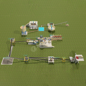 Lithium Ore Recycling Processing Equipment for 100tph Spodumene Ore Separation Plant