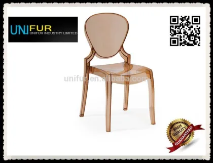 Plastic stackable Igloo dining chair