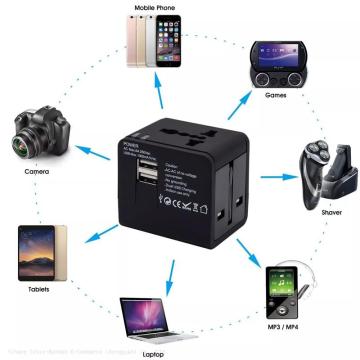 Hot Sale Dual USB Travel Adapter - Παγκόσμια υποδοχή τροφοδοσίας