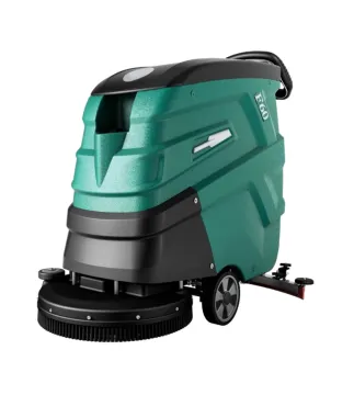 Hand Push Scrubber Dryer 2000m2/Hour 60L Water Tank Walk-Behind Floor Scrubber