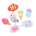 Harz Ice Cream Donut Charme Anhänger Schmuck Kit