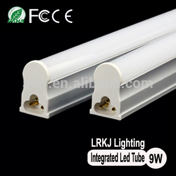 CE ORHS DLC listed g5 led tube t5 0.6m,9w integrated led tube t5,all in one led tube t5