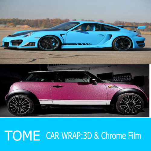 Auto adhesive decoration film car color change wrap vinyl film