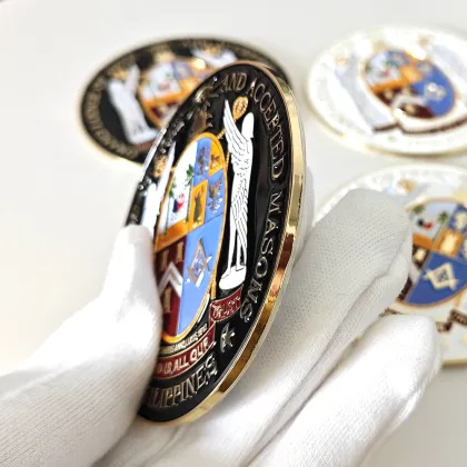 Custom Masonic Lodge Emblems: 3 Inch Grand Lodge of F & AM Lord Emblem for Mason Car Decals in Philippines