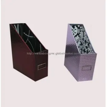 gloss foil and embossed magazine holder