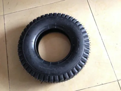 Economic Rubber Wheelbarrow Tyres , Rubber Hand Trolley Tyres 4.00-8