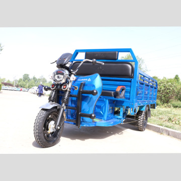 Three Wheels Electric Cargo Tricycle Motorcycle Rickshaw