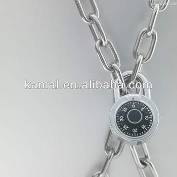 Zinc alloy round sharped combination padlock 50 mm, number lock