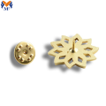 Metal Custom Gold Qatar Pin med magnet