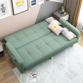 Living room multi-functional lazy folding fabric sofa bed