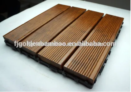 ECO-friendly bamboo outdoor garden flooring