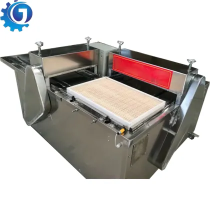 Square Cake Cutting Machine - Pastries Cubes Cutter Machine